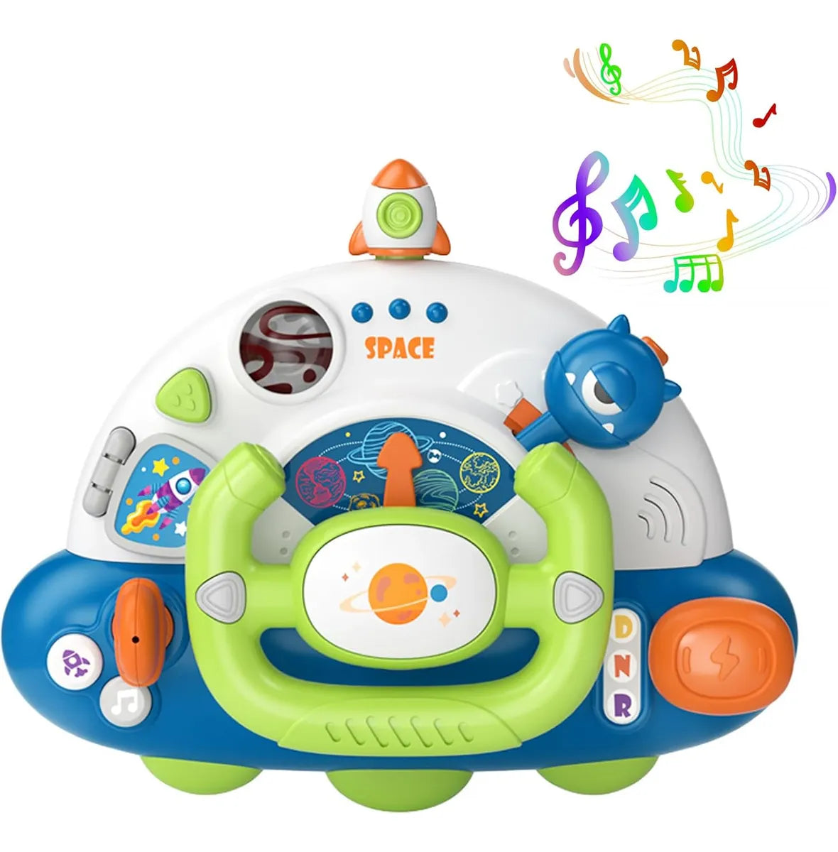 StarPilot Wheel — Volante didáctico espacial