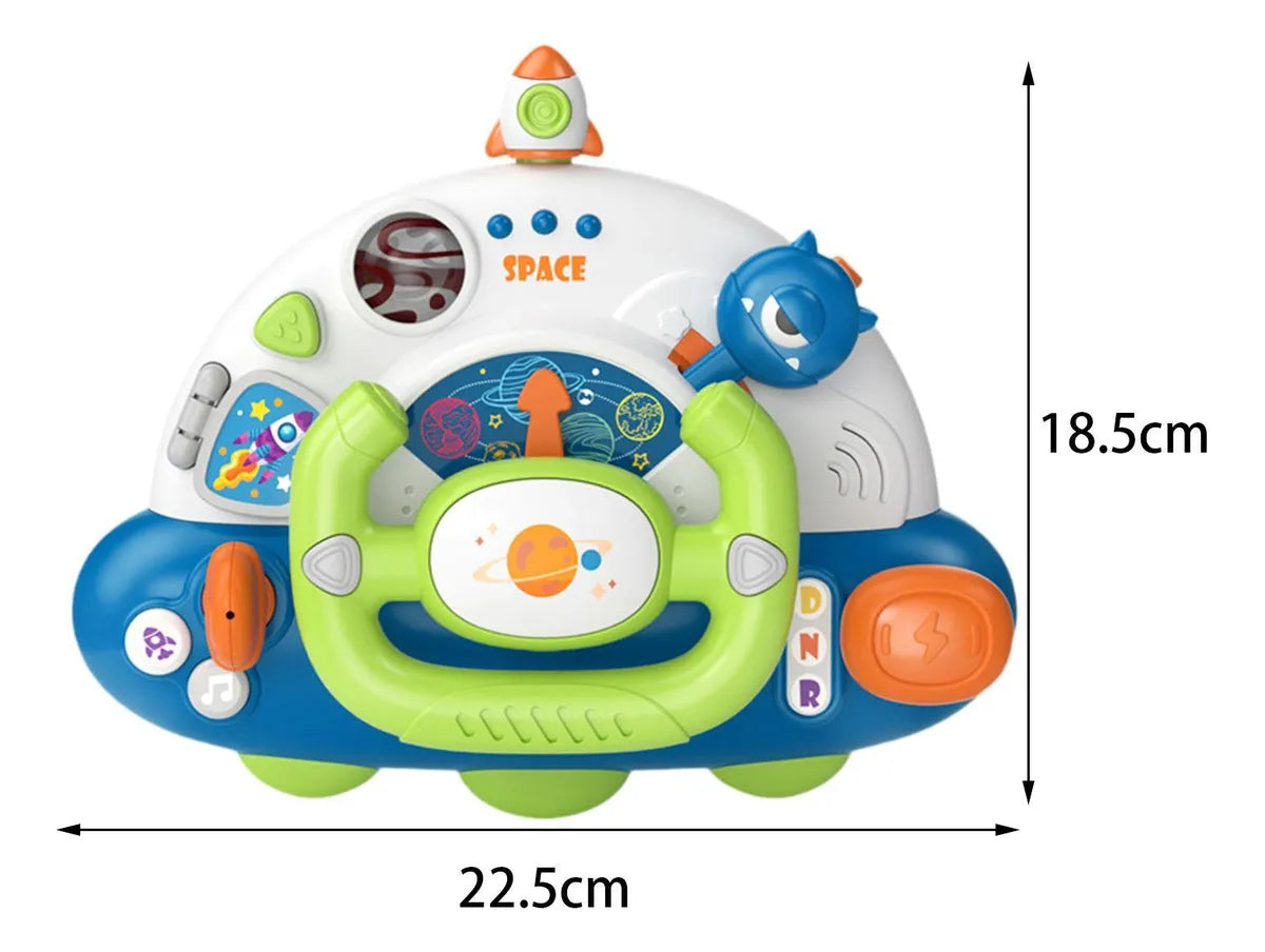 StarPilot Wheel — Volante didáctico espacial
