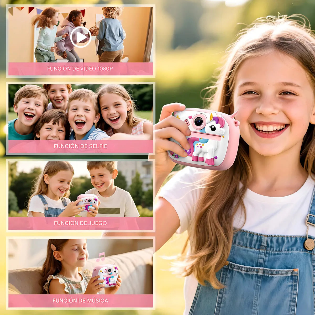 MagicPrint KidCam™ — La Cámara Infantil que Convierte Momentos en Recuerdos impresos al Instante
